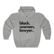 Load image into Gallery viewer, Black Woman Lawyer Heavy Blend™ Hooded Sweatshirt