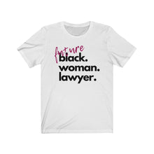 Load image into Gallery viewer, Future Woman Lawyer Jersey Short Sleeve Tee