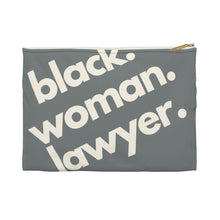 Load image into Gallery viewer, Black Woman Lawyer Accessory Pouch