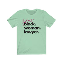 Load image into Gallery viewer, Future Woman Lawyer Jersey Short Sleeve Tee