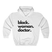 Load image into Gallery viewer, Black Woman Doctor Heavy Blend™ Hooded Sweatshirt