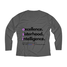 Load image into Gallery viewer, Epsilon Sigma Iota Women's Long Sleeve Jersey V-Neck Tee