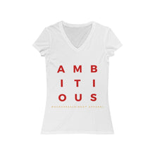 Load image into Gallery viewer, Ambitious Short Sleeve V-Neck Tee