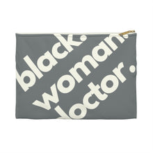 Load image into Gallery viewer, Black Woman Doctor Accessory Pouch
