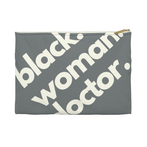Black Woman Doctor Accessory Pouch