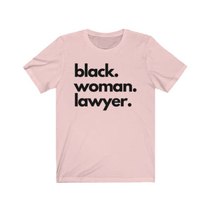 Black Woman Lawyer Jersey Short Sleeve Tee