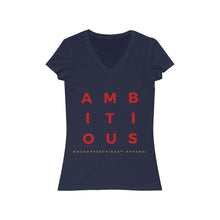 Load image into Gallery viewer, Ambitious Short Sleeve V-Neck Tee
