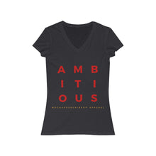 Load image into Gallery viewer, Ambitious Short Sleeve V-Neck Tee
