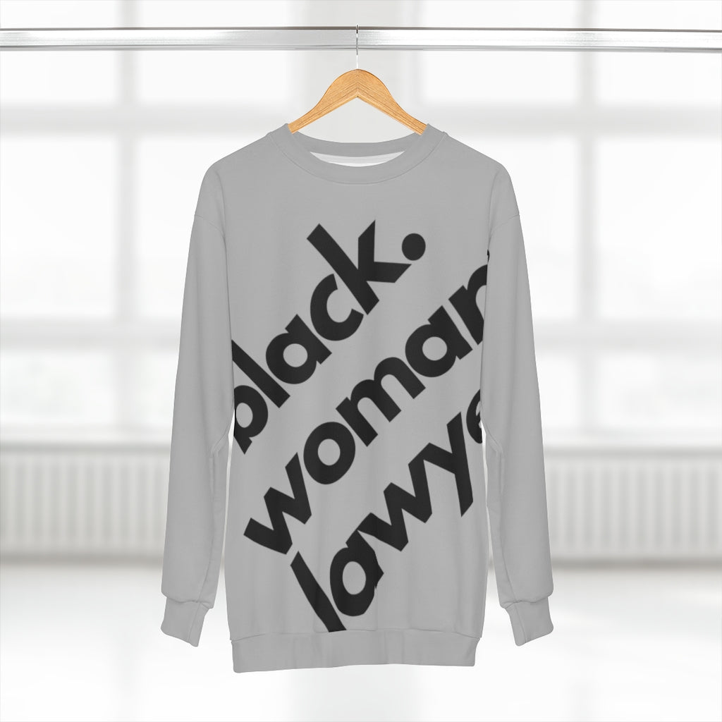Black Woman Lawyer All-Over Sweatshirt