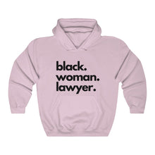 Load image into Gallery viewer, Black Woman Lawyer Heavy Blend™ Hooded Sweatshirt
