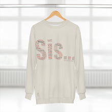 Load image into Gallery viewer, Sis... Words of Affirmation Cream AOP Sweatshirt (Red/White)
