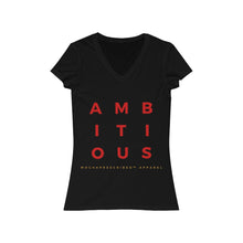 Load image into Gallery viewer, Ambitious Short Sleeve V-Neck Tee
