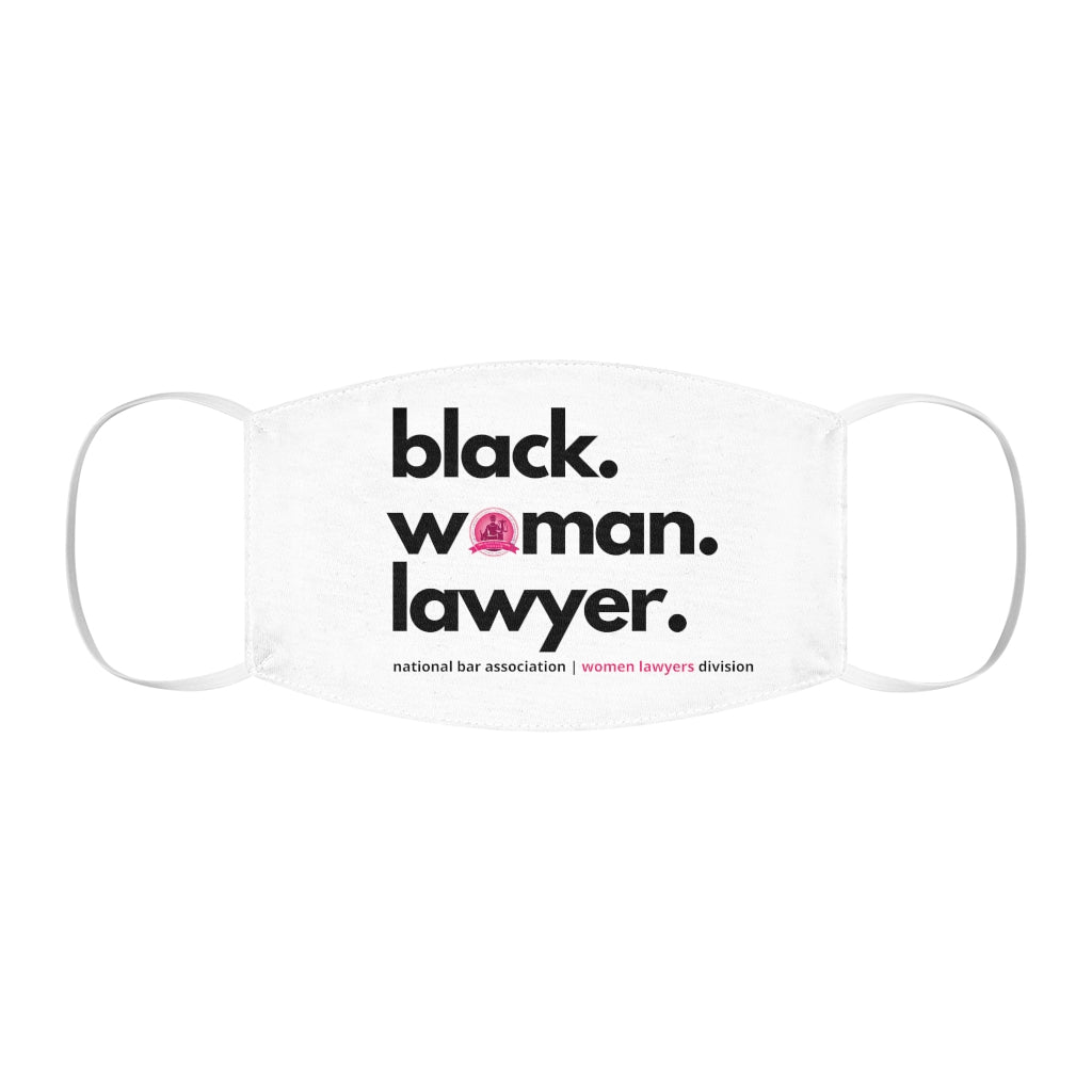 Black Woman Lawyer Black Face Mask (WLD)