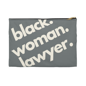 Black Woman Lawyer Accessory Pouch