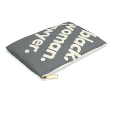 Load image into Gallery viewer, Black Woman Lawyer Accessory Pouch
