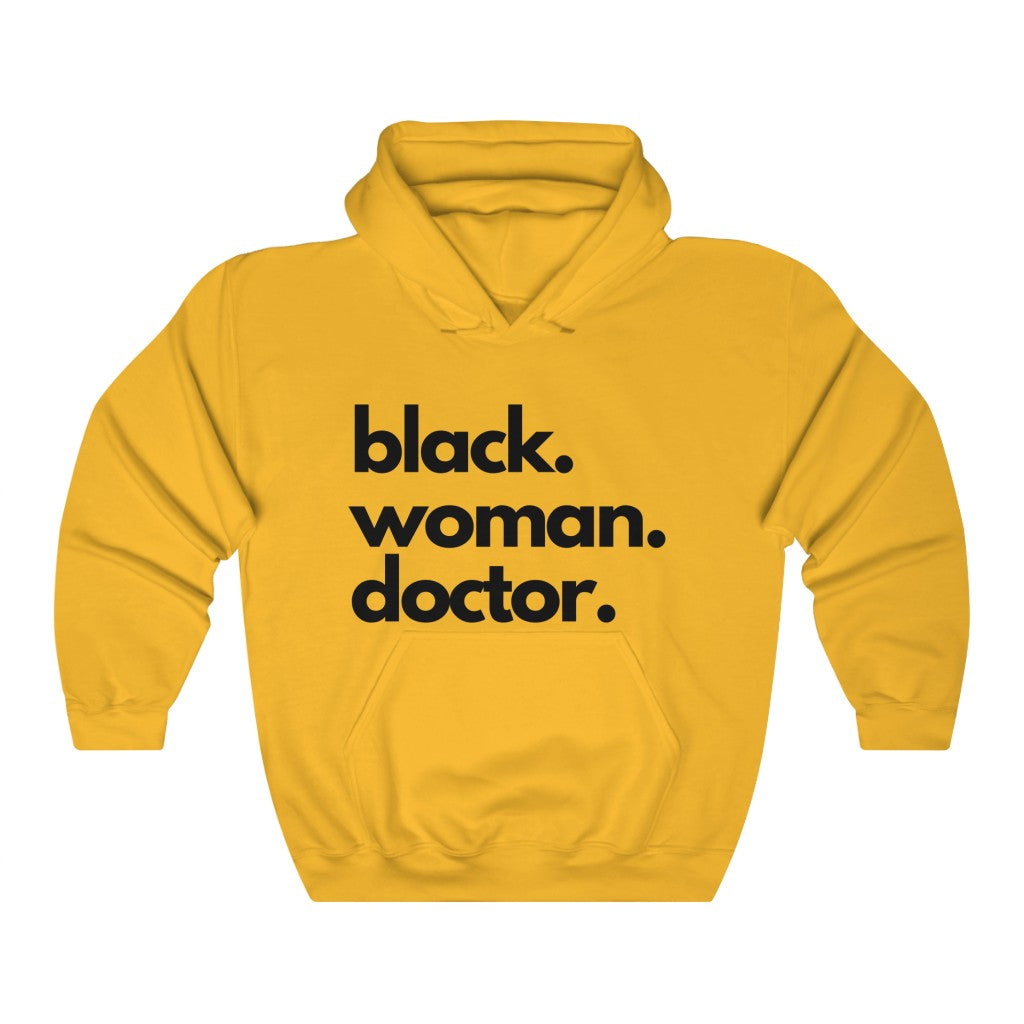 Black Woman Doctor Heavy Blend™ Hooded Sweatshirt