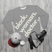 Load image into Gallery viewer, Black Woman Doctor All-Over Sweatshirt
