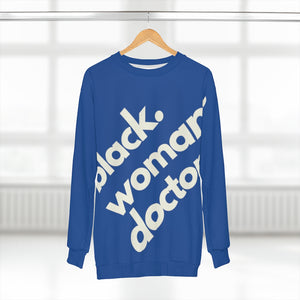 Black Woman Doctor All-Over Sweatshirt