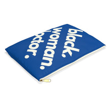 Load image into Gallery viewer, Black Woman Doctor Accessory Pouch
