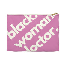 Load image into Gallery viewer, Black Woman Doctor Accessory Pouch
