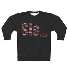 Load image into Gallery viewer, Sis... Words of Affirmation Cream AOP Sweatshirt (Red/White)
