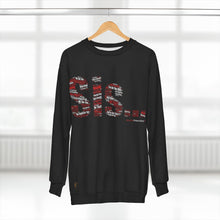 Load image into Gallery viewer, Sis... Words of Affirmation Cream AOP Sweatshirt (Red/White)
