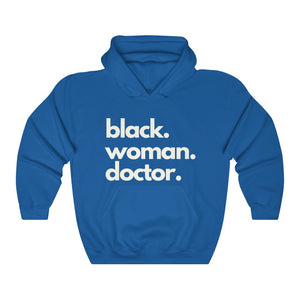 Black Woman Doctor Heavy Blend™ Hooded Sweatshirt