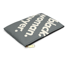 Load image into Gallery viewer, Black Woman Lawyer Accessory Pouch
