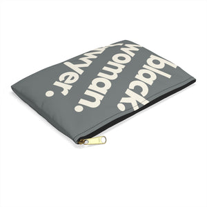 Black Woman Lawyer Accessory Pouch