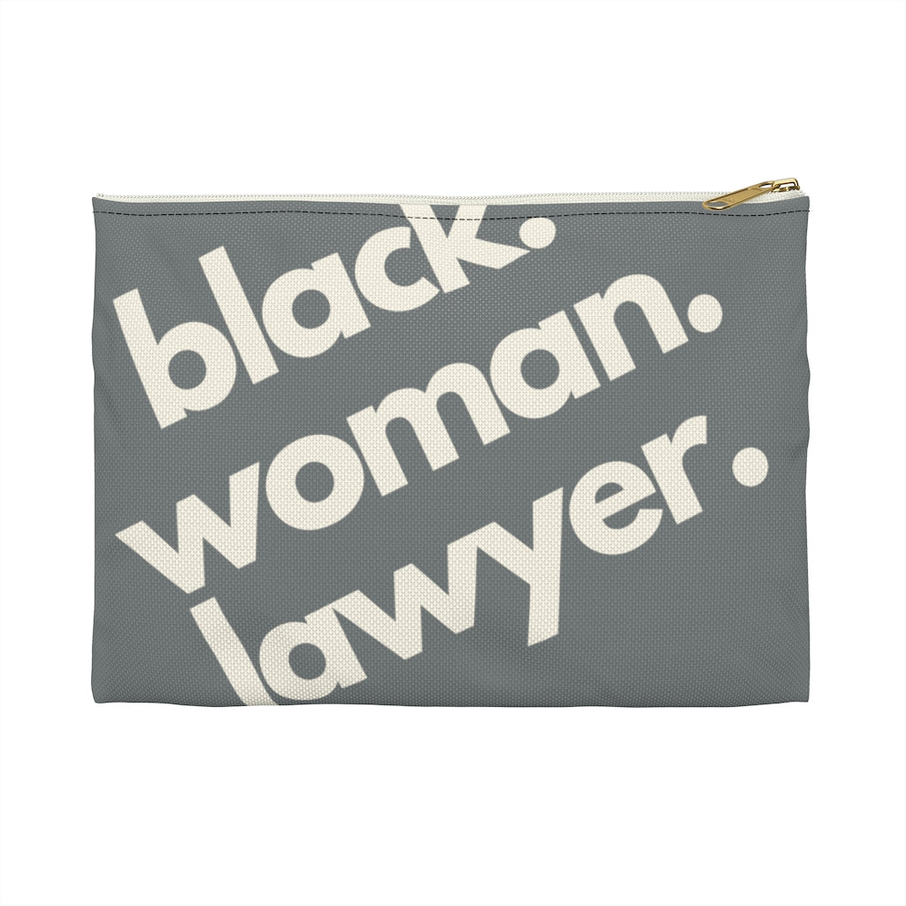 Black Woman Lawyer Accessory Pouch