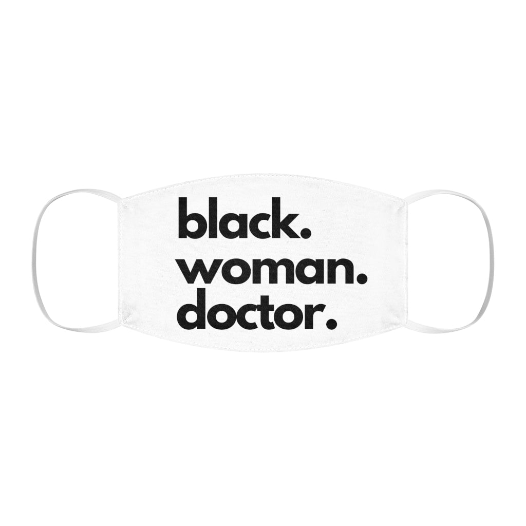 Black Woman Doctor White Face Mask