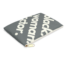 Load image into Gallery viewer, Black Woman Doctor Accessory Pouch
