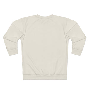 Sis... Words of Affirmation Cream AOP Sweatshirt (Melanated)
