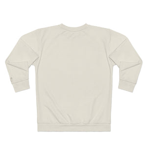 Sis... Words of Affirmation Cream AOP Sweatshirt (Red/White)